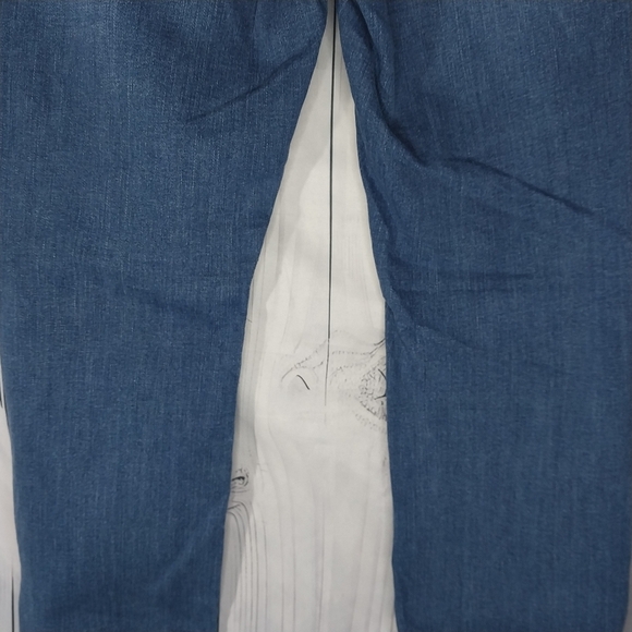 LC Lauren Conrad Women's Blue Distressed Skinny Ankle Jeans - Picture 12 of 14